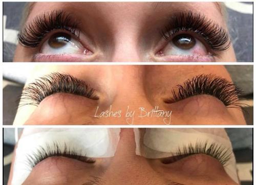 Volume Full Set of Lash Extensions by Brittany!