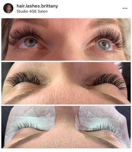 Volume Full Set of Lash Extensions by Brittany!